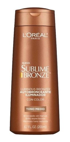 Autobronceante Sublime Bronze Iluminador Tono Medio 200 Ml