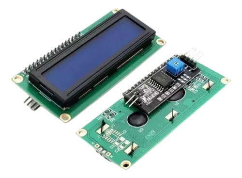 10 X Display Lcd 16x2 1602 Fundo Azul C/ Modulo I2c Já Solda
