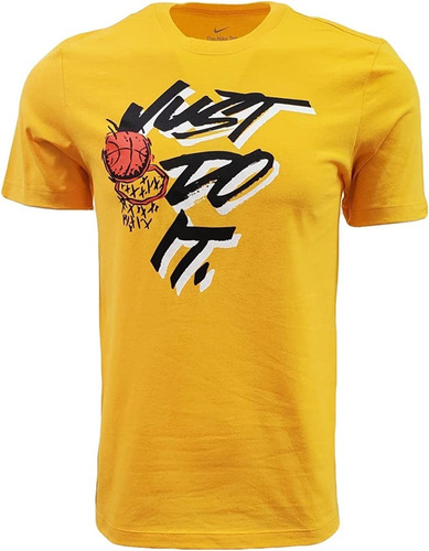 Remera Nike - Just Do It - M - Amarillo - Hombre