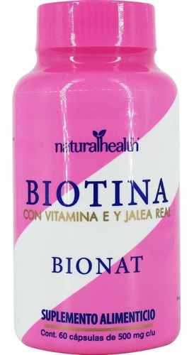 Bionat Biotina Con Vitamina E Y Jalea Real Naturalhealth