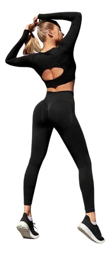 Ropa Deportiva De Manga Larga Para Mujer Con Push Up