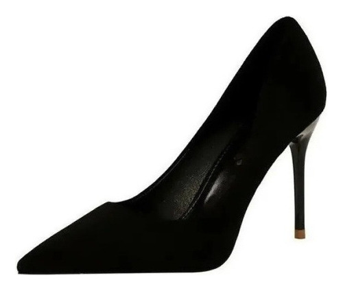 Tacón Alto Suede Moda Simple 9cm Stiletto Shallow