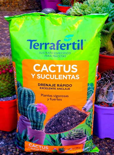 Tierra Especifica Para Cactus  Y  Suculentas  - 4x5 Litros -