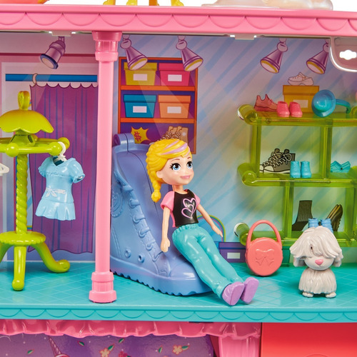 Imagen 2 de 2 de Polly Pocket Centro Comercial De Dulces Sorpresas Set Juego