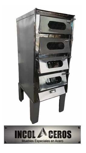 Horno De Panaderia 4 Latas Con Termostato