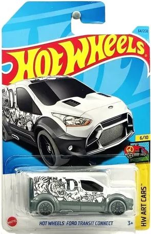 Hot Wheels - Ford Transit Connect - Serie Art Cars - Mattel 