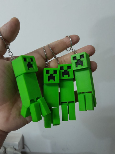 Llavero Souvenir Minecraft Creeper Personalizado X35unidades