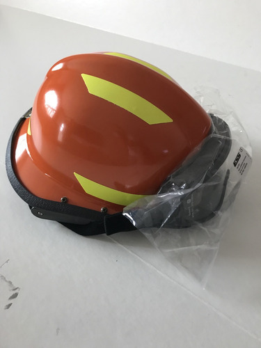 Casco Para Bombero Con Goggles Marca Bullard