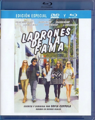Ladrones De La Fama (the Bling Ring) Película Dvd + Blu-ray