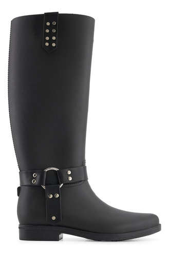 Bota Formal 9273573ve Suela Goma Mujer Sin Tacon De Ponerse