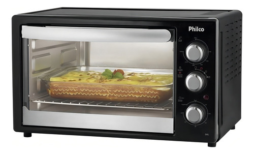 Horno eléctrico de encimera Philco PFE40P 38L negro