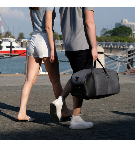 Bolsa Porta Terno Premium Executiva Korin Flexpack Go 36l K2-i Antifurto Com Cabo De Aço Cor Preto Liso
