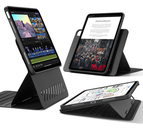Funda ESR Shift para iPad Air 11.5.4 negra 1b19302