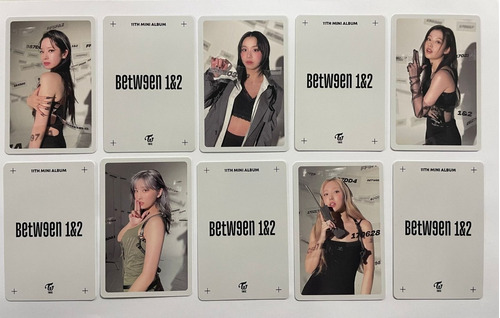 Twice Set Photocard Between 1&2 Oficiales Originales Corea