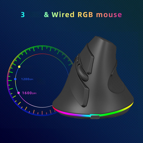 Ratón Para Ordenador Portátil Inalámbrico De Modo Dual 2.4g/
