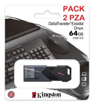 Comprar Pack 2 Pendrive Kingston 64gb Usb Laptop Pc Musica * Oferta
