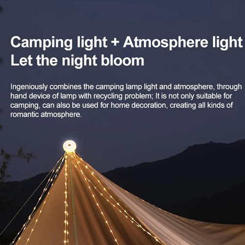 Para Cadena De Luz Portátil Para Acampar Luces De Camping