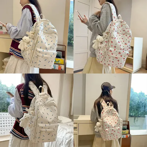 Astethic Backpacks, Flirty Flower Backpack, Pretty | Frete grátis