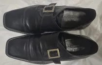 Comprar Zapato Hombre Cuero De Vestir Con Hebilla N°40 Con Hebilla