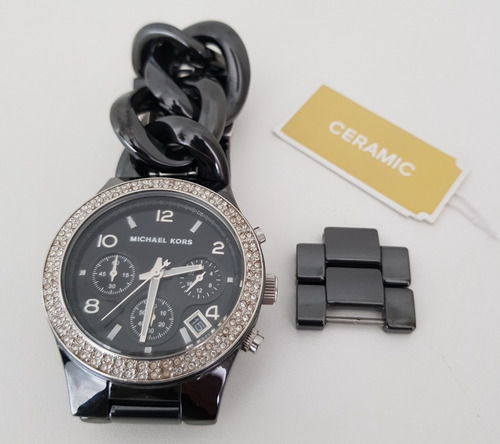 Relógio Michael Kors Mk5388 Original Chronografo Cerâmico!