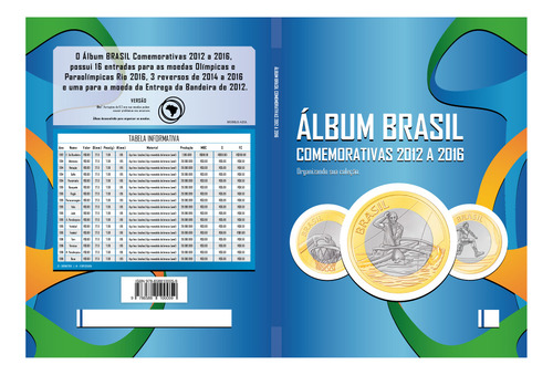 2 Álbuns Porta Moedas Colecionador Rio 2016 Olímpiadas