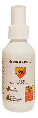 Repelente Herbolarium 120ml Deet Y Bio-compuestos +8hrs