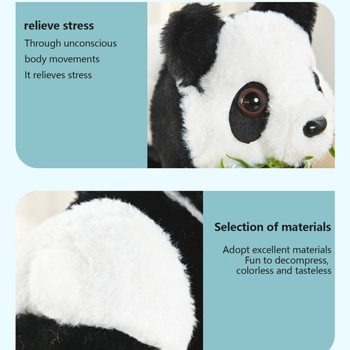 Juguetes Para Niños Lindos Pandas Con Hojas De Hojas Que Cam