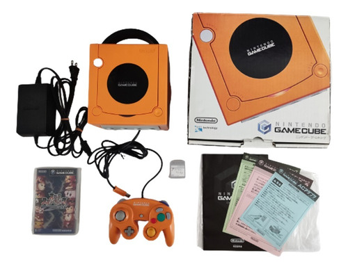Nintendo Gamecube Orange Japones + Control + 1 Juego + Caja