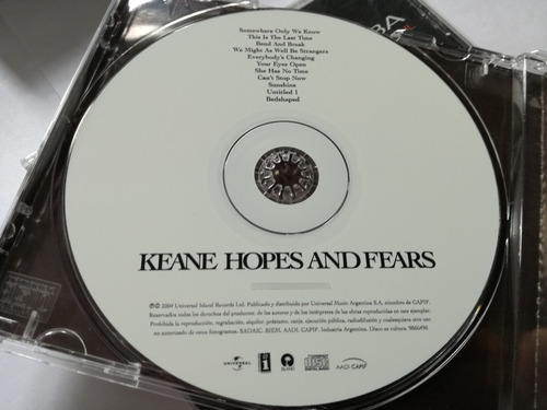 Keane - Hopes & Fears - Cd - Everybody's Changing