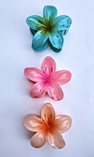Set X3 Mc'maru Flor Hawaiana - Hebilla Para El Pelo Balis Opción 1