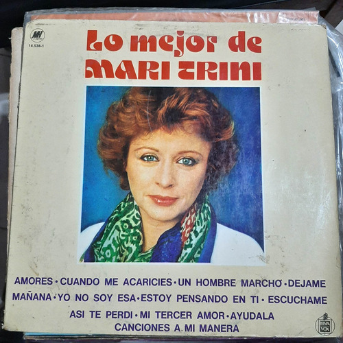 Vinilo Mari Trini Lo Mejor De Mari Trini Zz M6