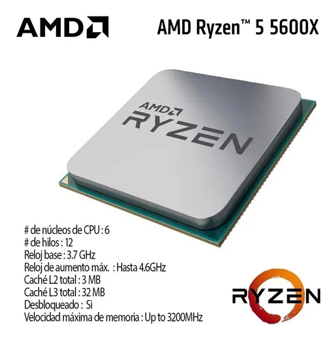 Procesador ryzen 5 outlet 5600 x precio