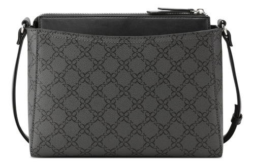 Bolsa Crossbody Para Mujer Nine West Negro Nyc558269 Acabado de los herrajes Níquel Diseño de la tela Gráfico