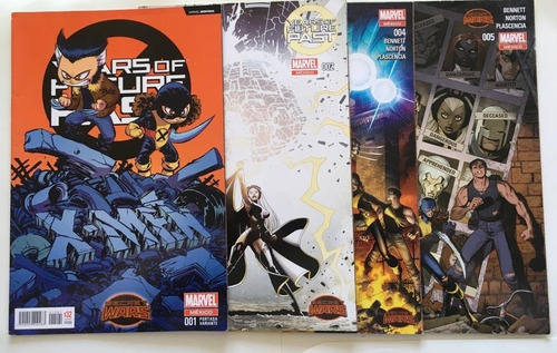 Comic Marvel: Secret Wars X-men - Years Of The Future Past #1, 2, 4 Y 5. Ed. Marvel México 