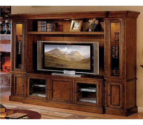 Mueble De Television Centro De Entretenimiento De Madera