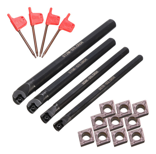 Kit Barra De Mandrinado.pcs S07k/s08k/s10k/s12m-sclcr06 10