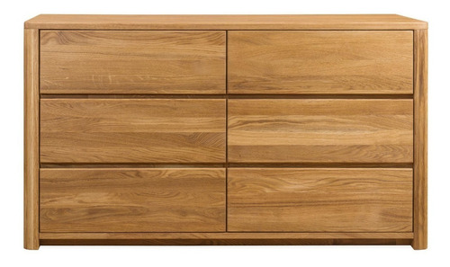 Imagen 2 de 9 de Cómoda En Madera Natural 100% Maciza Roble Ref: Maciza56