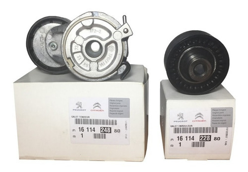 Imagen 3 de 10 de Kit Poly V Correa + Tensores P/ Peugeot Partner 1.6 Hdi