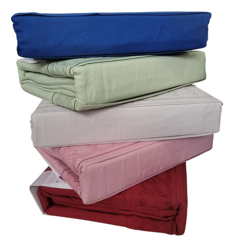 Juego De Sábanas Queen Azul Bouquetex 3200 Hilos Americano Azul Liso