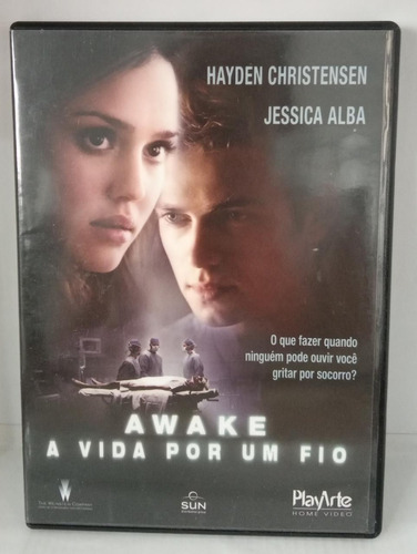 Dvd Awake - A Vida Por Um Fio - Jessica Alba * Original