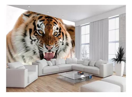 Fotomurais 3D Tigre - TenStickers