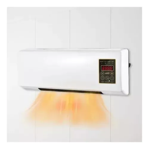 Calefactor Calentador De Aire Electrico Con Control De Pared
