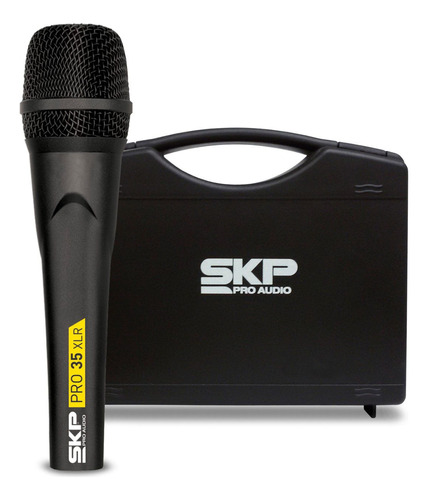 Microfone Vocal Profissional Cápsula Alemã Skp Pro35 Xlr