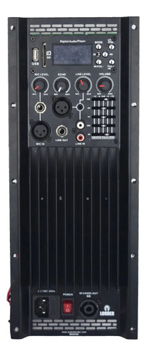 Modulo Amplificador Profesional 500w Rms Con Crossover