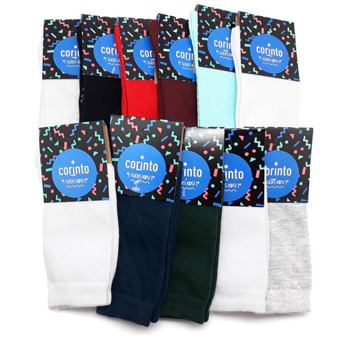 Medias Niño Surtidas Pack X24 311 T3 + Cuotas Corinto