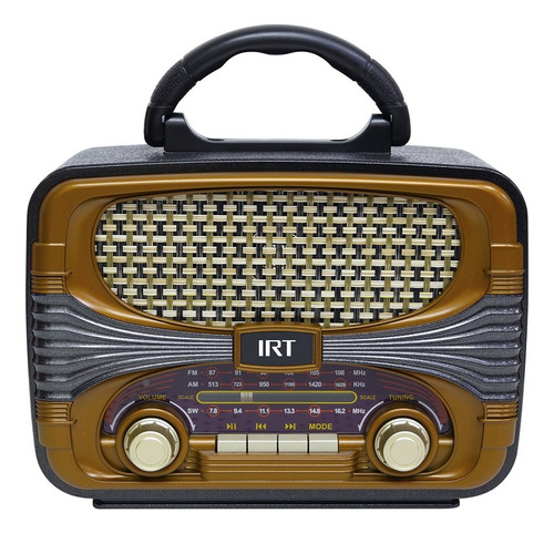 Parlante Retro 03 Bt/fm/am/sw/usb/sd/aux Irt