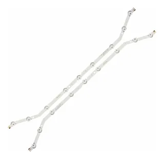 Kit 2 Tiras 9 Leds Un32fh4005 Un32fh4005f Aluminio Reforzado