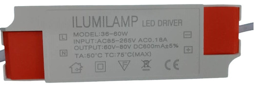 Balastro Driver Adaptador Lampara Led 42w-48w-60w Panel