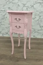 Comprar Mesita De Luz Francés Provenzal Luis Xv Luis Xvi Rosa Pastel