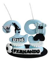 Comprar Vela Temática Fútbol En Porcelana Fría 